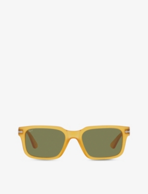 Persol Po3272s Wayfarer-frame Acetate Sunglasses In Yellow