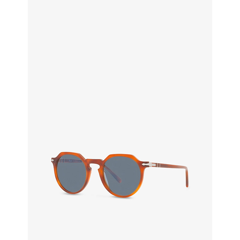 Shop Persol Women's Brown Po3281s Phantos-frame Acetate Sunglasses