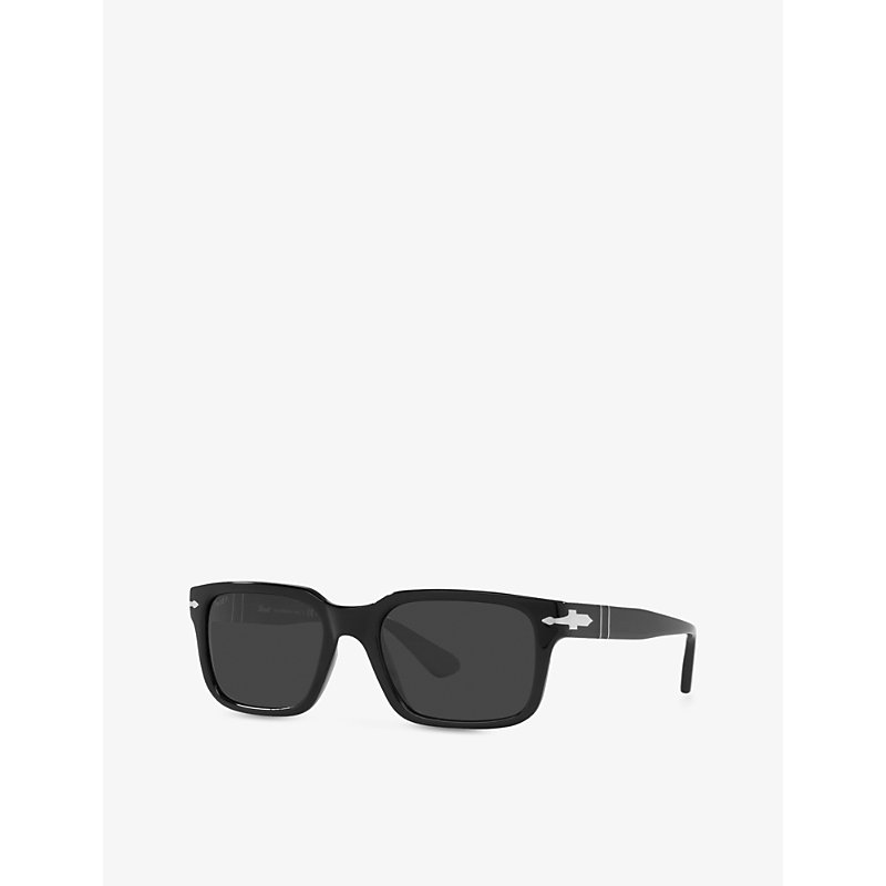 Shop Persol Women's Black Po3272s Wayfarer-frame Acetate Sunglasses