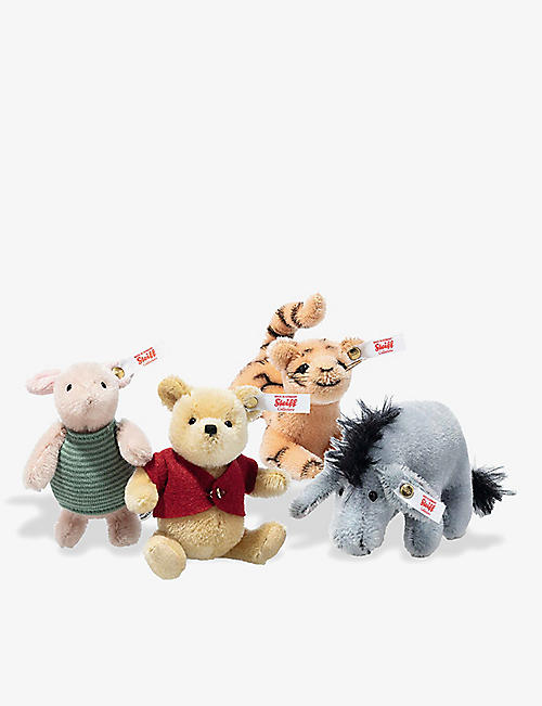 STEIFF: Disney Winnie the Pooh 95th Anniversary limited-edition figures set of four
