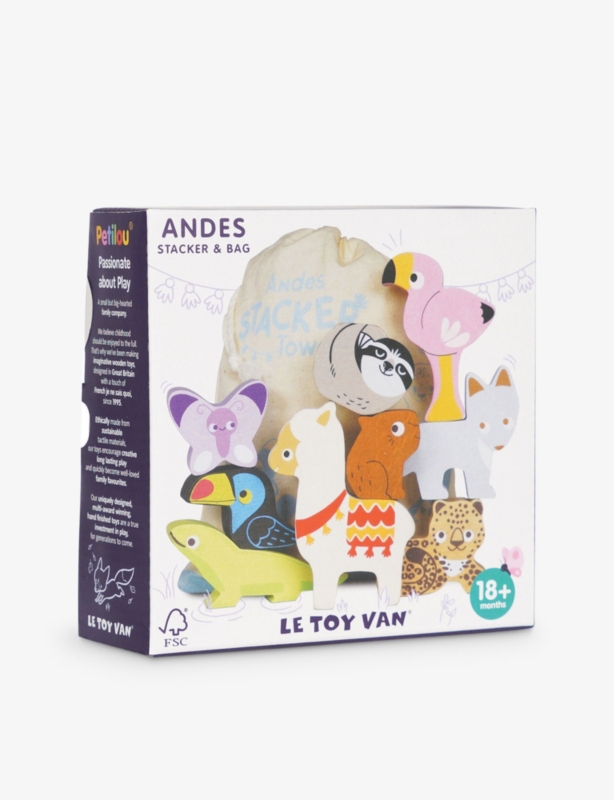 Andes Stacker Tower wooden toy set 22.5cm