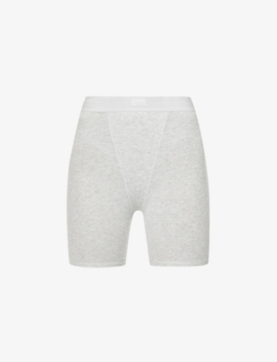 SKIMS: Boyfriend high-rise stretch-jersey pyjama bottoms