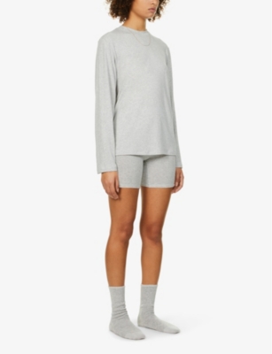 SKIMS: Boyfriend Relaxed Stretch-Jersey T-Shirt