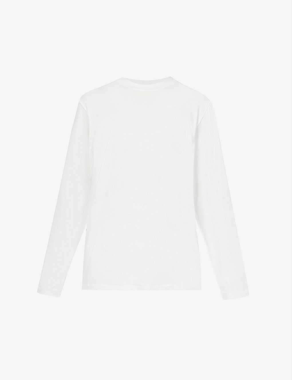 Shop Skims Women's Marble Boyfriend Oversized Stretch-jersey T-shirt In White