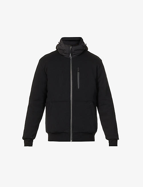 MOOSE KNUCKLES: Baragh padded cotton-jersey hooded jacket
