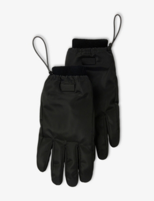 ted baker mens black leather gloves