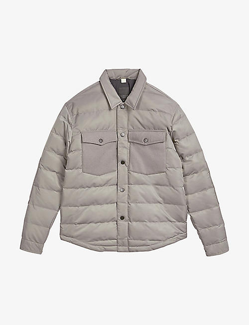 TED BAKER: Velosty quilted shell jacket