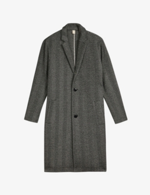 Ted baker hotsell ossain herringbone peacoat