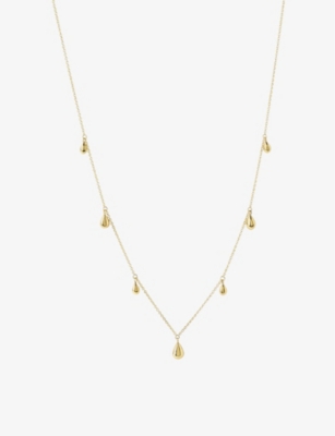 The Alkemistry Drop Pearl 18ct Yellow-gold Necklace In 18ct Yellow Gold