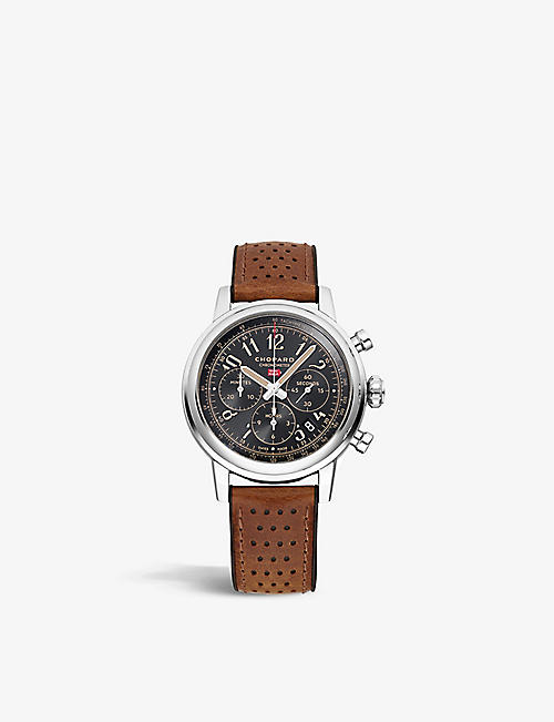 CHOPARD：168589-3034 Mille Miglia 不锈钢皮革表带自动腕表