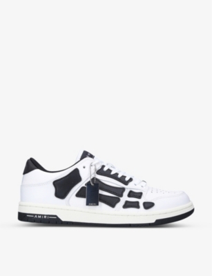AMIRI Skel panelled leather low-top trainers