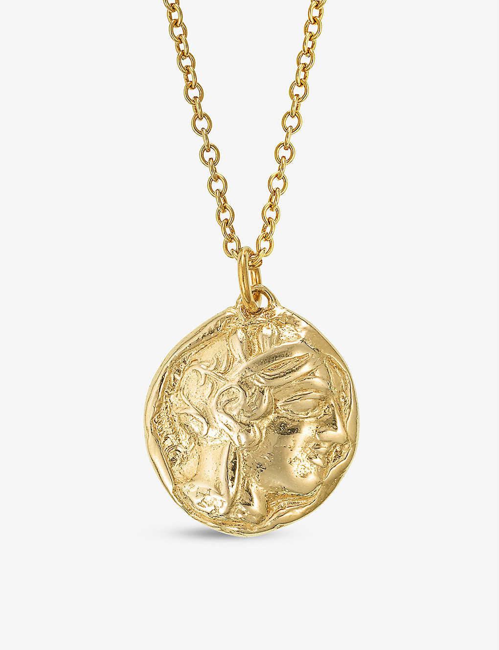 La Maison Couture Deborah Blyth Goddess 24ct Yellow Gold-plated Vermeil Sterling-silver Pendant Necklace
