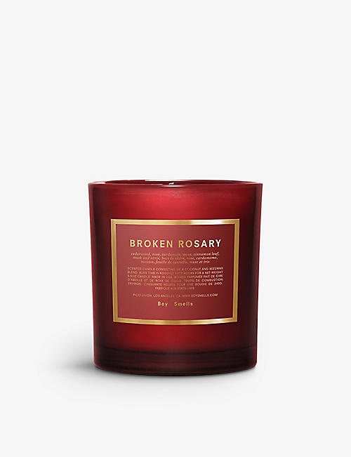 BOY SMELLS: Broken Rosary 2021 coconut and beeswax scented candle 240g
