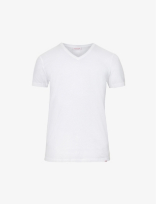 ORLEBAR BROWN: OB-V V-neck cotton-jersey T-shirt