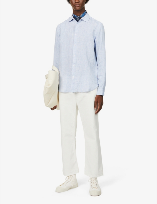 Giles relaxed-fit linen shirt