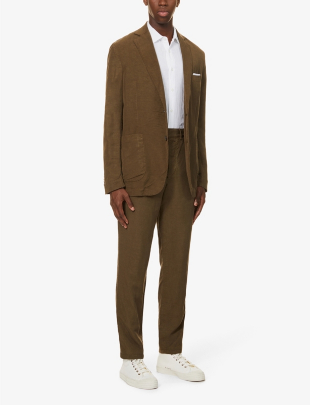Giles regular-fit linen shirt