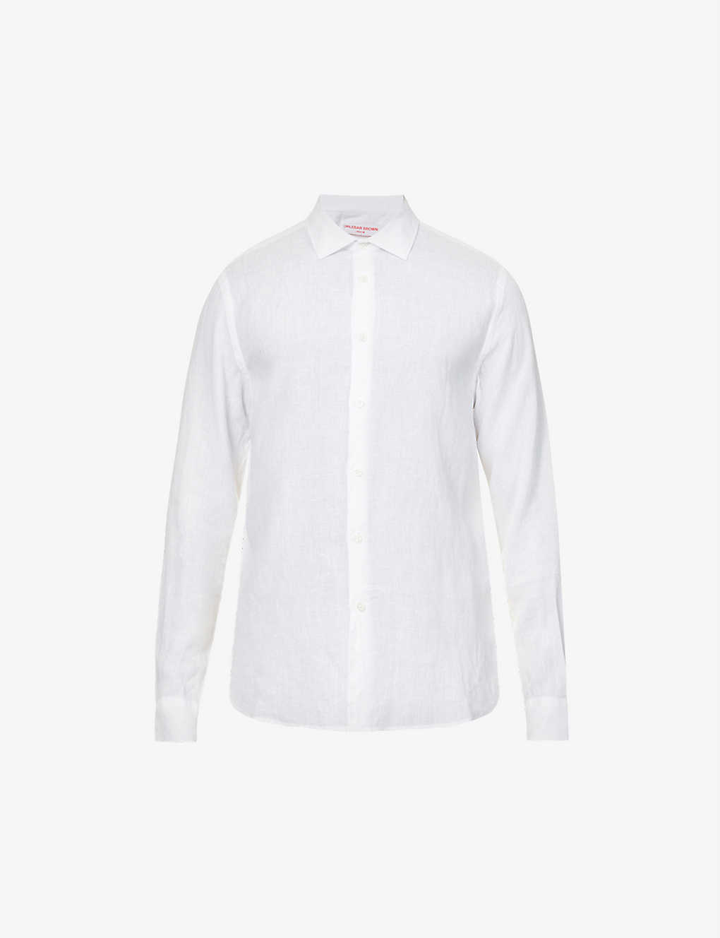 Orlebar Brown Giles Regular-fit Linen Shirt In White