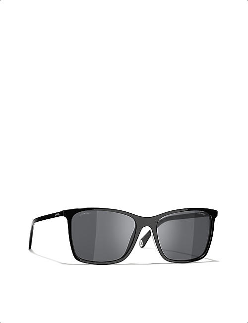 CHANEL CH5447 square-frame acetate sunglasses