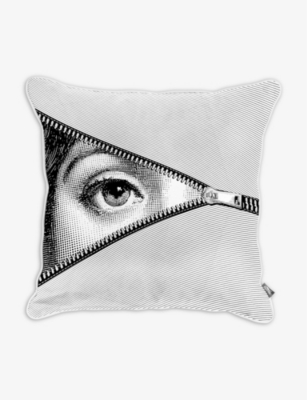 FORNASETTI: Tema E Variazioni no.401 woven cushion 40cm x 40cm