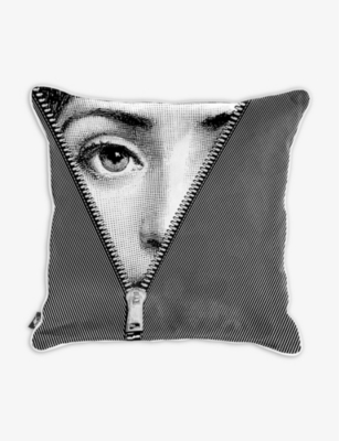 FORNASETTI: Tema E Variazioni no.401 woven cushion 40cm x 40cm