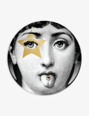 FORNASETTI: Tema e Variazioni no.381 porcelain wall plate 26cm