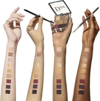 Dior Backstage Eye Palette Holiday 2021 - 006 Bronze Neutrals - Swatches