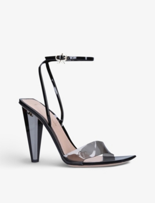 GIANVITO ROSSI Odyssey square-toe perspex heels