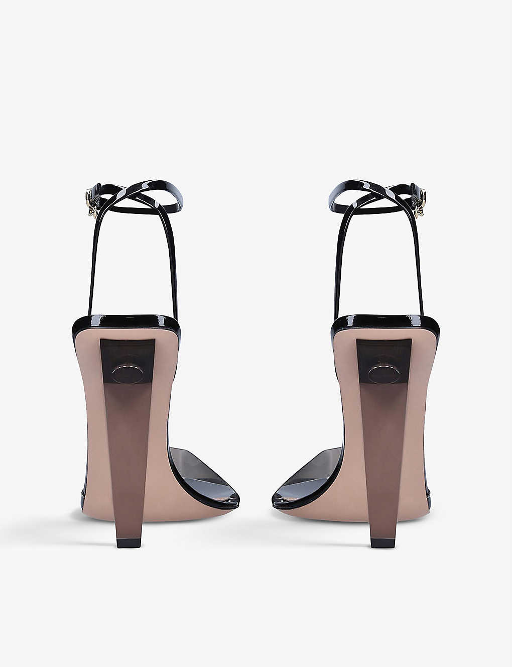 GIANVITO ROSSI Odyssey square-toe perspex heels