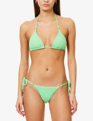 SEAFOLLY: Sea Dive textured triangle bikini top