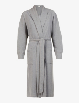 EBERJEY - Larken relaxed-fit cotton-blend robe Selfridges.com