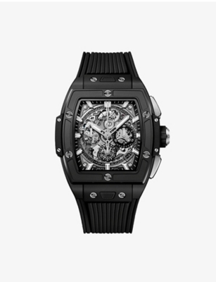 HUBLOT: 642.CI.0170.RX Spirit of Big Bang ceramic and rubber automatic watch