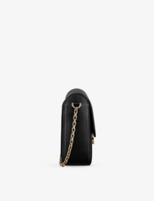 Shop Cartier Womens Black C De Small Leather Cross-body Bag