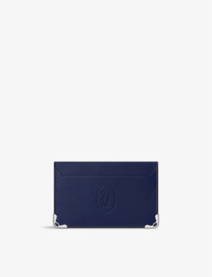 cartier card holder blue