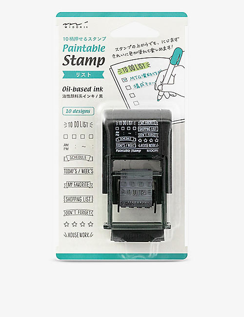 MIDORI: Paintable List Header stamp