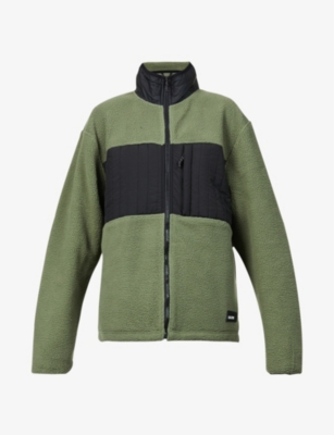 High-neck zipped fleece jacket Selfridges & Co Men Clothing Jackets Fleece Jackets 