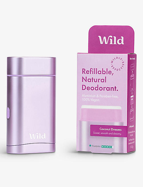 WILD: Coconut Dreams refillable natural deodorant 43g