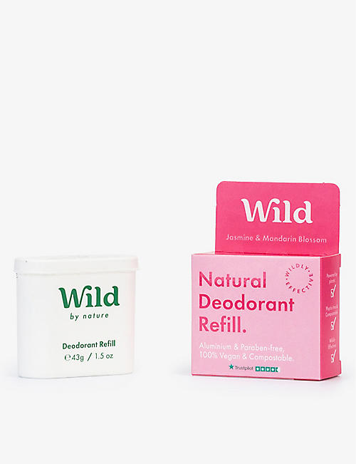 WILD: Jasmin & Mandarin natural deodorant refill 43g