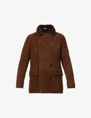 Ralph lauren discount shearling peacoat