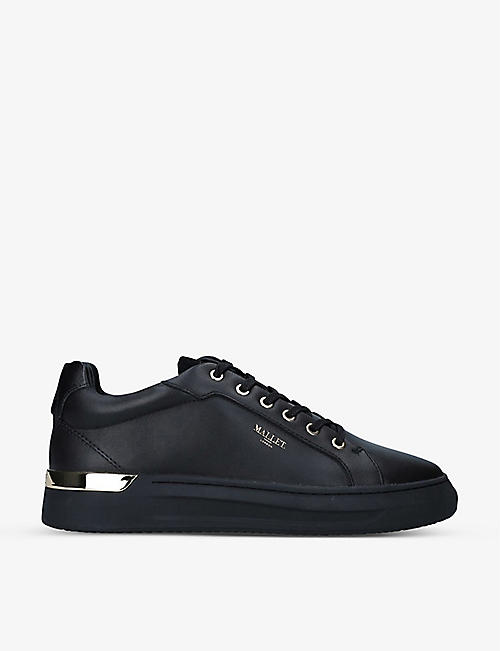 MALLET: GRFTR leather low-top trainers