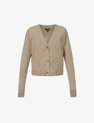 WHISTLES: Long-sleeved cashmere cardigan