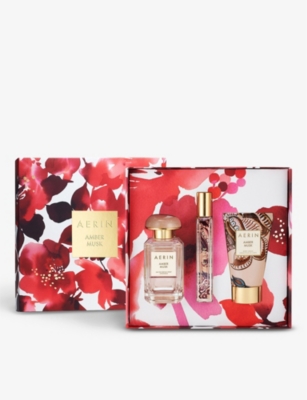 AERIN Amber Musk 3 piece eau de parfum holiday gift set