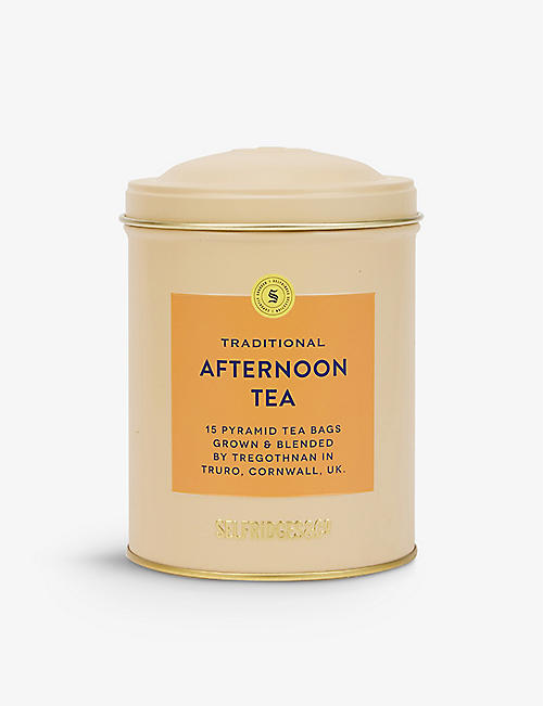 SELFRIDGES SELECTION: Traditional Afternoon tea caddy 37g