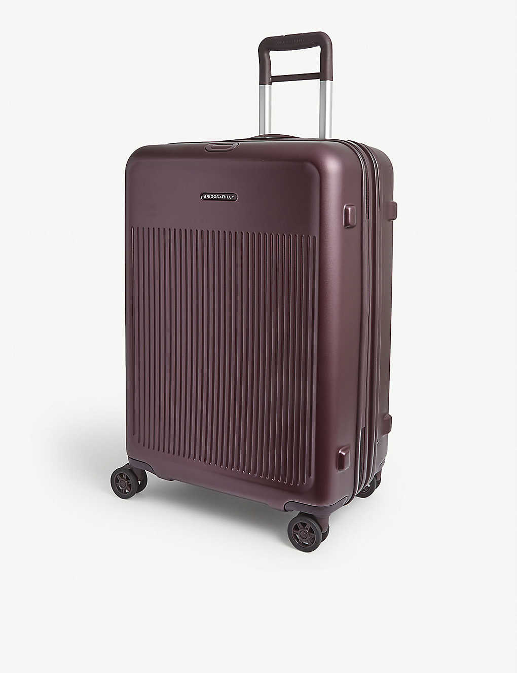 Briggs & Riley Sympatico Medium Expandable Spinner Suitcase 64cm In Matte Plum