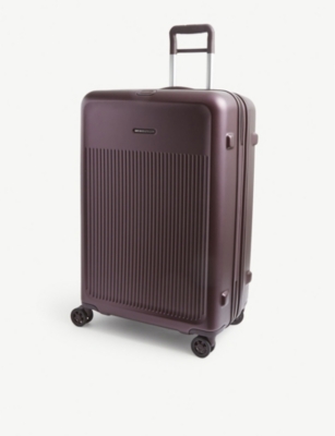 Shop Briggs & Riley Sympatico Hard Case 4-wheel Expandable Suitcase 715cm In Matte Plum