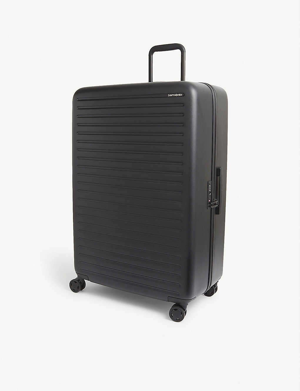 Samsonite Stackd Spinner Four-wheel Suitcase 81cm In Black
