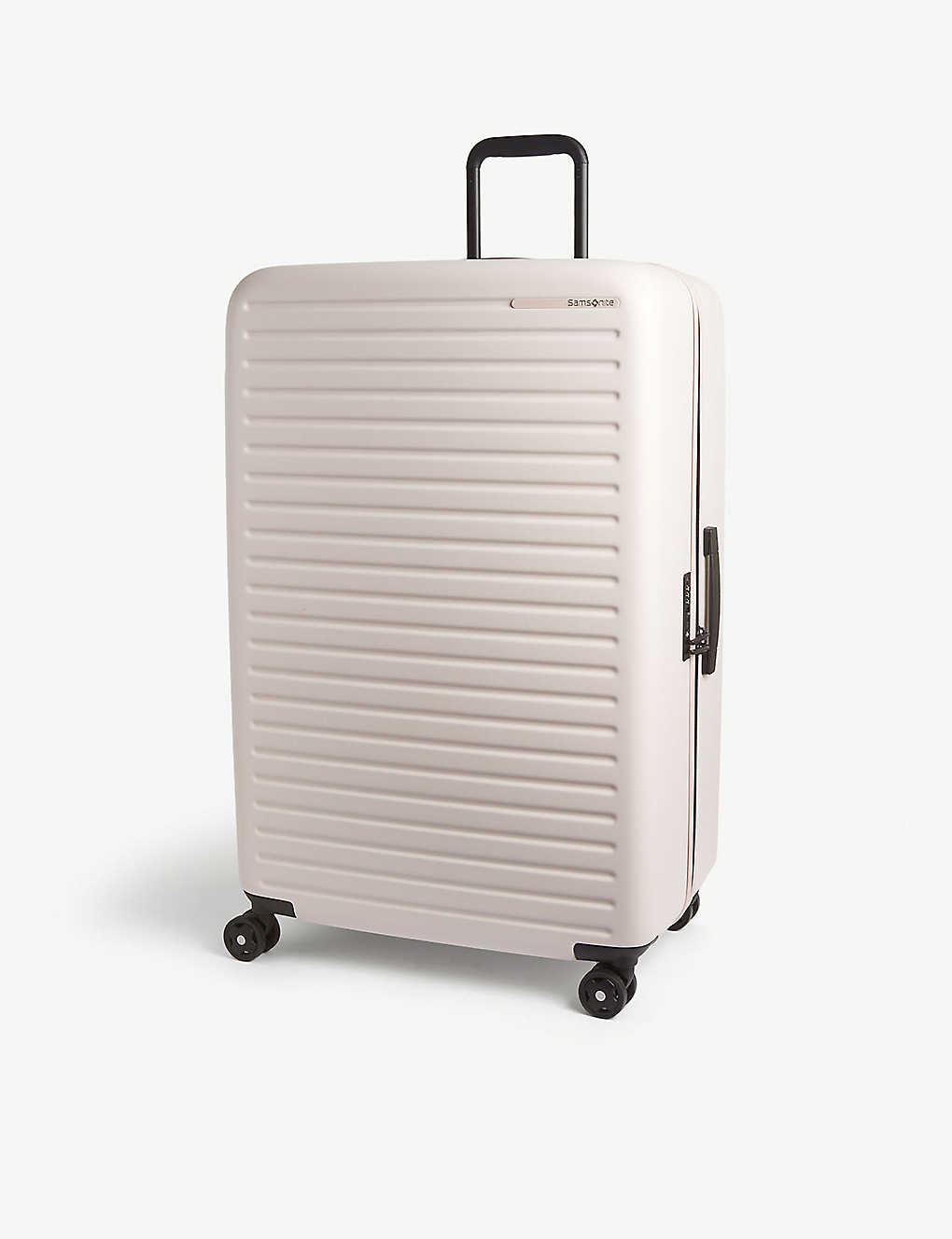 Samsonite Stackd Spinner Four-wheel Polycarbonate Suitcase 81cm In Rose