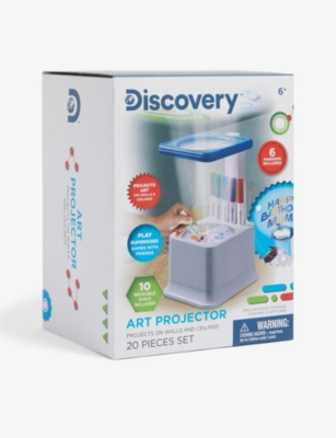 DIscovery Kids Wall & Ceiling Art Projector Draw Trace & Play Games W/ 6  Markers
