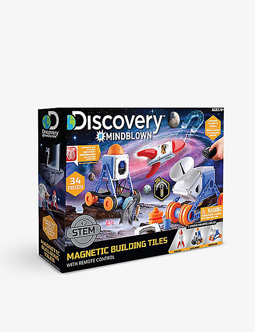 FAO SCHWARZ DISCOVERY: Magnetic tiles with remote control 34-piece set