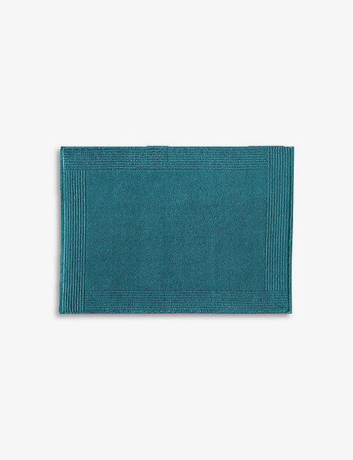 OLIVIER DESFORGES: Alizee rectangle cotton bath mat 50cm x 70cm