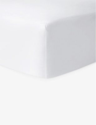 YVES DELORME: Triomphe double cotton flat sheet